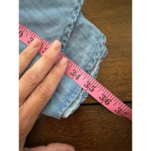 BELLA DAHL Women's Blue Sleeveless Racer Back Stripe Trim Mini Dress Size Small - Picture 11 of 11